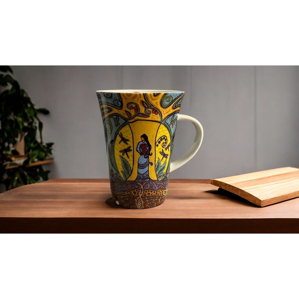 Leah Dorion Strong Earth Woman Porcelain 10oz Mug